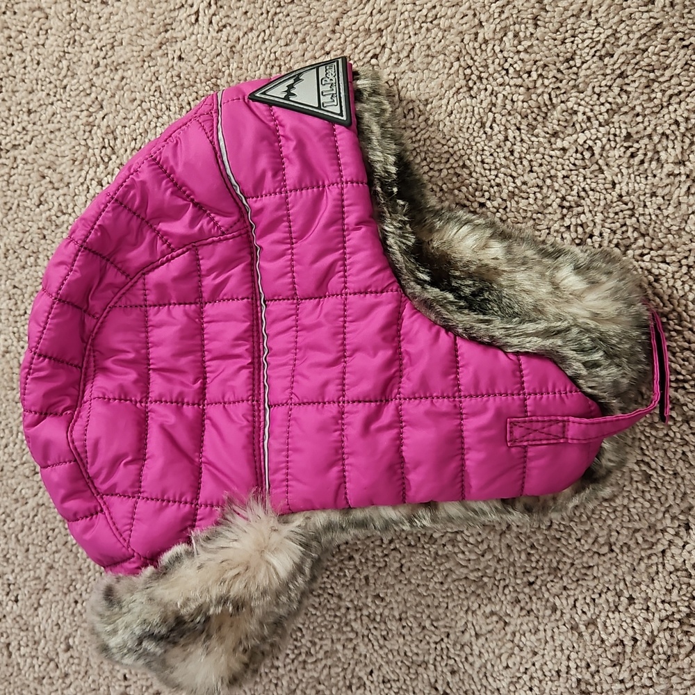 LL Bean Faux Fur Toddler Trapper Hat